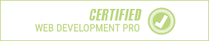 certified web development pro